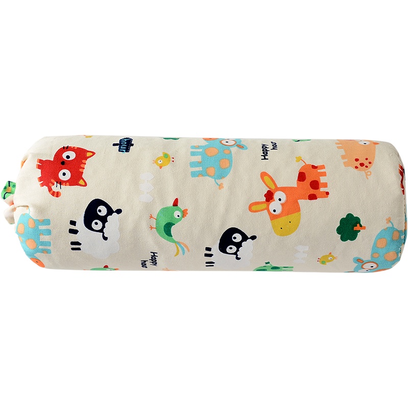 童泰(TONGTAI)2021年婴儿枕头荞麦枕宝宝可拆洗透气防偏头圆柱睡枕新生儿安抚枕孕婴童床上用品