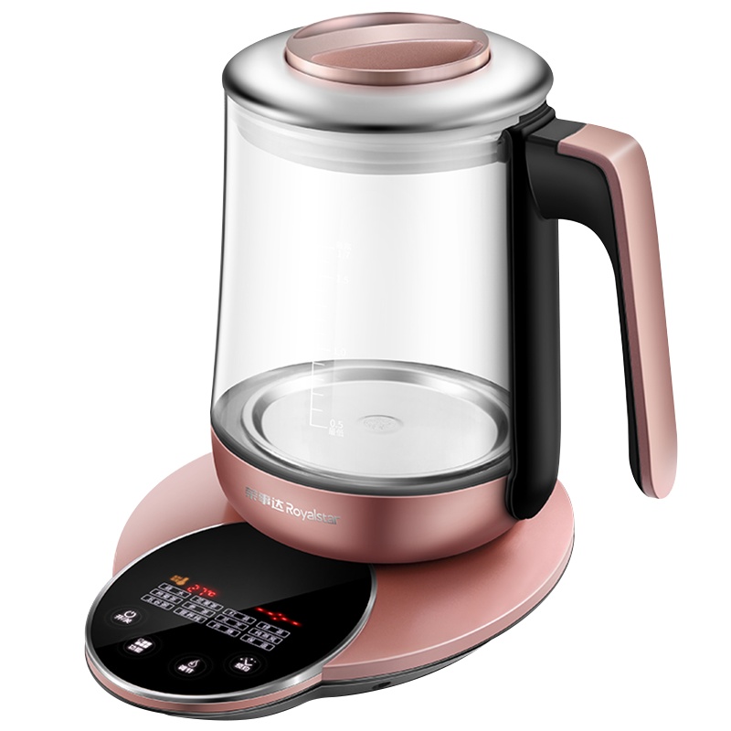 荣事达(Royalstar)养生壶1.7L容量YSH1706背光源触控式全自动加厚玻璃多功能电热烧水壶花茶壶