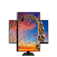 惠普(HP)24MQ 23.8英寸 2K IPS 升降旋转 微边框 低蓝光爱眼 显示器 显示屏(带HDMI线)银色