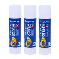 广博JS5522固体胶12支/盒 2盒装36g 胶棒白色 胶棒 胶水 办公学习用品 文具 黏胶用品 胶带/胶水/胶棒