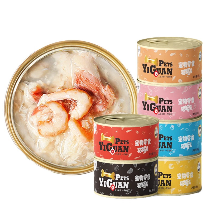 一贯猫罐头零食幼猫成猫全阶段湿粮主食罐头金枪鱼白肉猫咪牛肉罐头85g