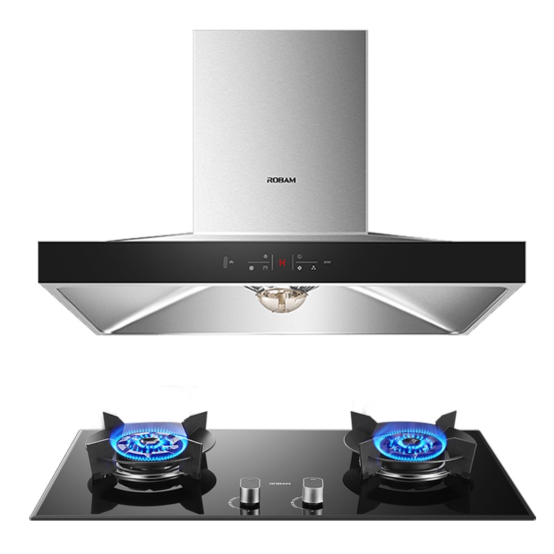 老板(ROBAM)烟灶套餐 欧式油烟机灶具套餐 烟灶套装 厨电套装 20m³吸烟机灶具套装 67A7+57B0(天然气)