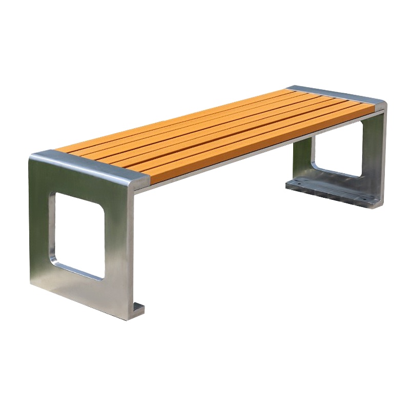 创世人 户外防腐木公园椅子休闲长木椅户外园林休闲公园椅广场露天休息长椅室外凳子