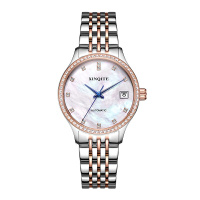 新奇特正品新款手表女学生自动机械表镶钻简约气质日历女式时尚精选女表 X-63