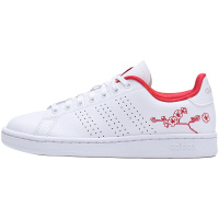 adidas阿迪达斯NEO女鞋运动鞋休闲鞋板鞋小白鞋EE6643 EE6643白色+浅猩红