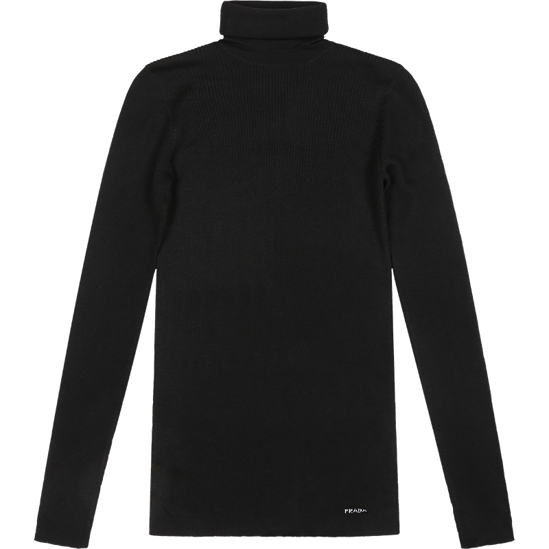 PRADA 普拉达 女士羊毛/桑蚕丝/桑蚕丝高领毛衣针织衫 P26350 1RZR