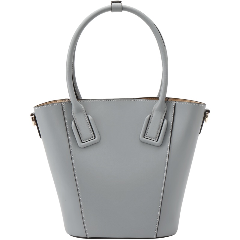 稻草人女士包包2020新款牛皮简约大容量单肩包夏季百搭水桶斜挎包