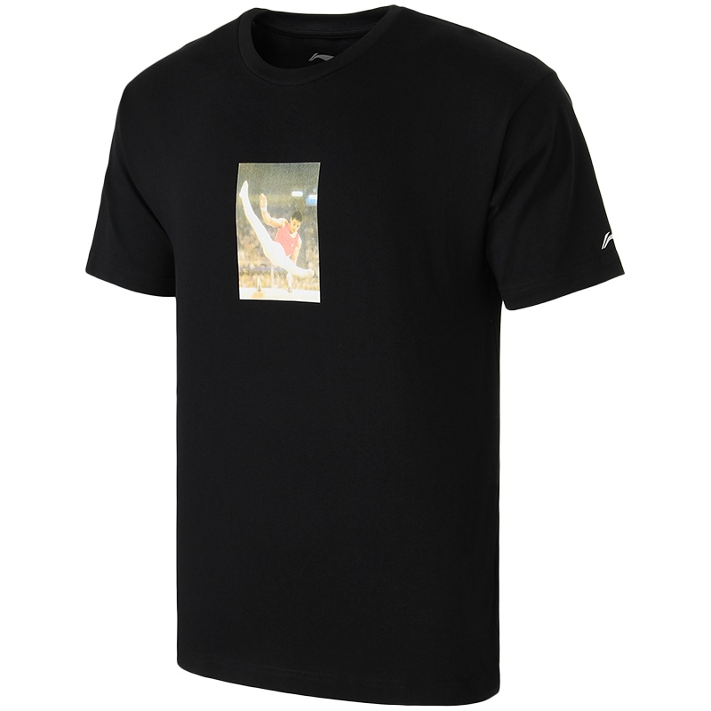 李宁纽约时装周走秀同款 中国李宁短袖T恤男女同款新款棉质运动服