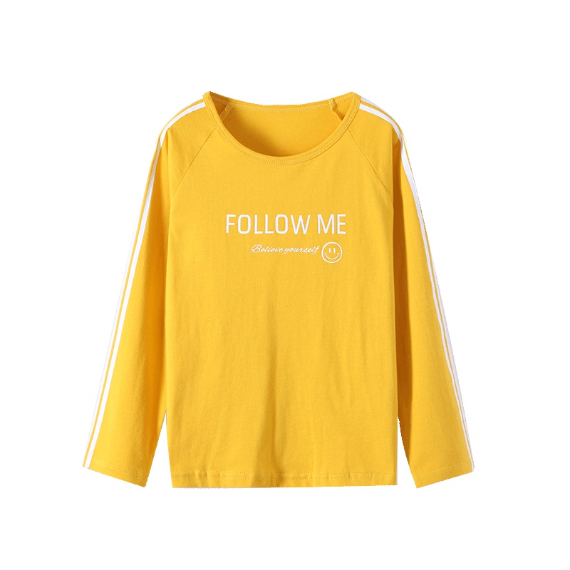 猫人童装女童长袖t恤春季2019新款中大童洋气纯棉春装儿童打底衫