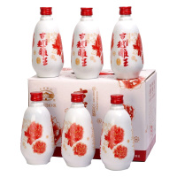 古越龙山绍兴黄酒 古越雕王黄酒半甜型 370ML*6瓶整箱