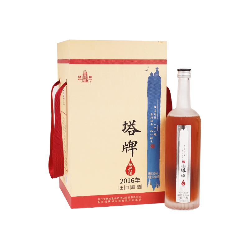 塔牌2016年冬酿出口原酒750ml*4瓶整箱糯米酒手工绍兴花雕酒黄酒
