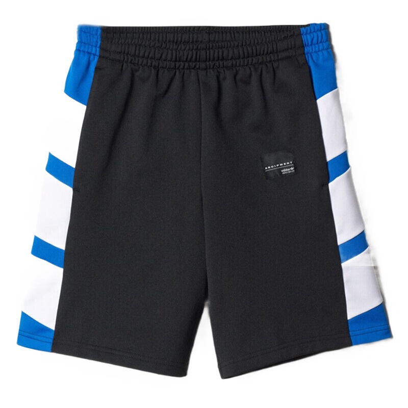 adidas阿迪达斯夏新款儿童三叶草男童针织短裤中大童休闲运动五分短裤BJ8569 Z