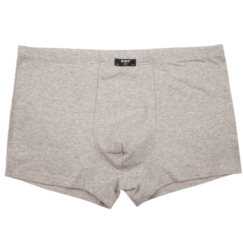 恒源祥内裤男士加肥加大纯棉平角裤特大码宽松肥佬内裤U凸透气