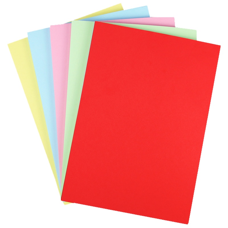 广博(GuangBo)F8069H A4/80g五色混装彩色复印纸100张/包 5包装 电脑打印纸 手工折纸 手工纸