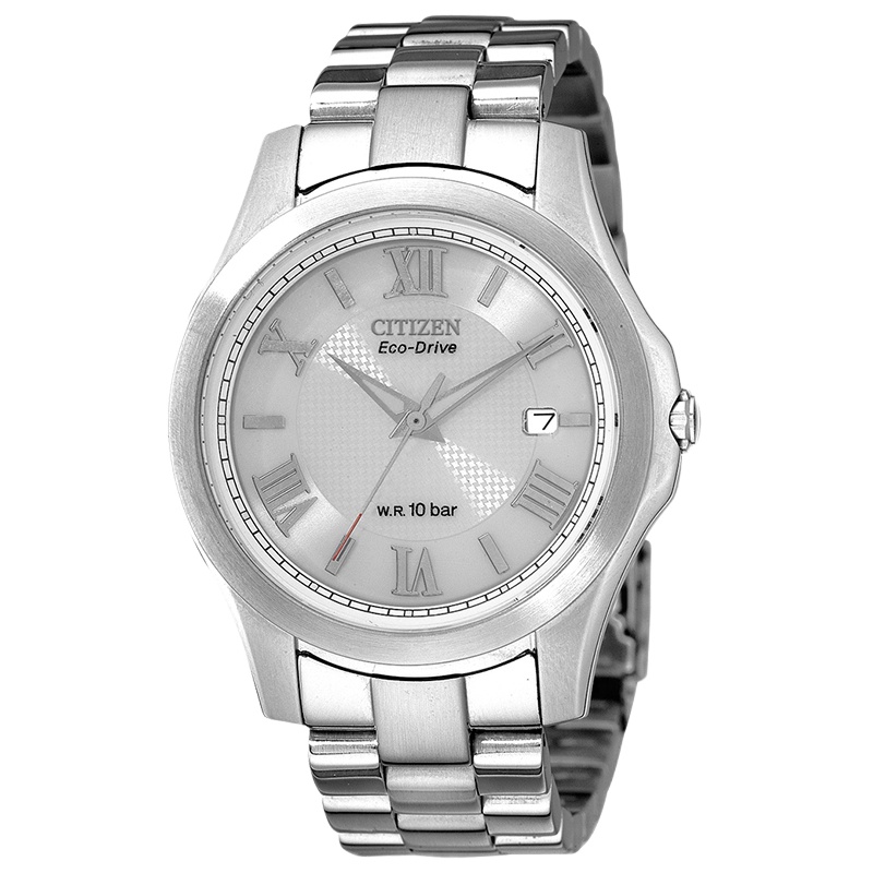 西铁城(CITIZEN)手表 光动能不锈钢带商务休闲时尚男表 BM6165-59B