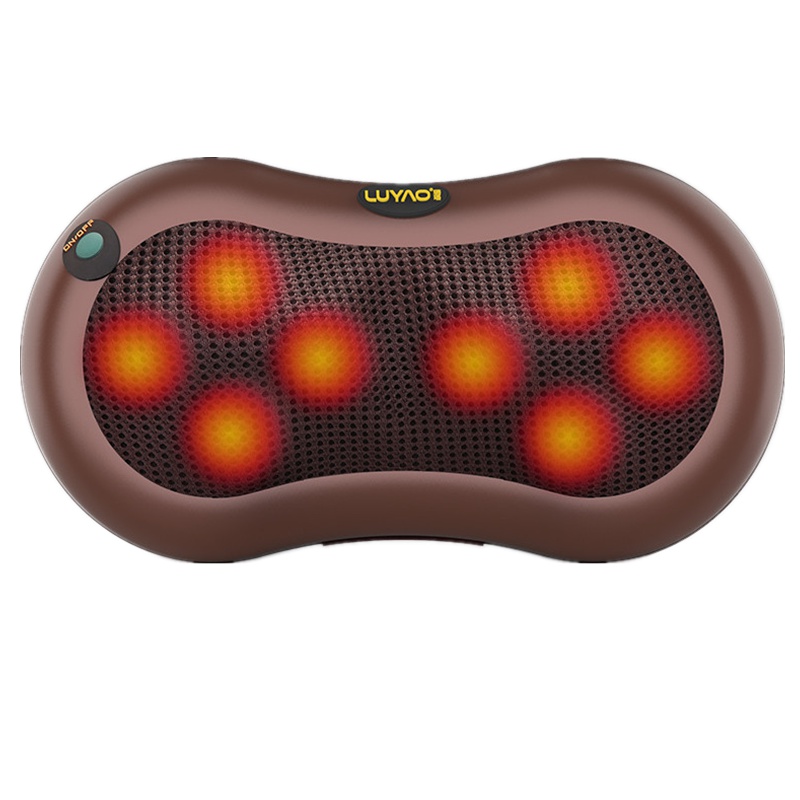 璐瑶 LY-9721 颈椎按摩枕 车家两用颈部肩部背部靠垫多功能全身车载按摩器