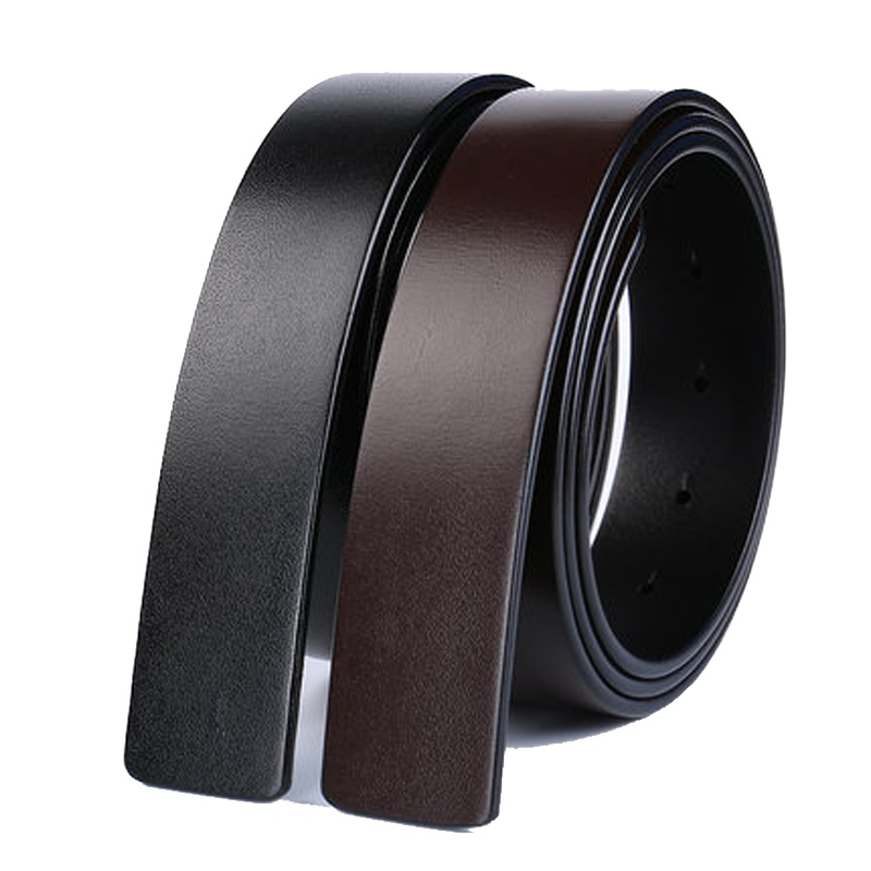 皮带男真皮不带头男士针扣无头皮带头层牛皮腰带无扣不带扣带身
