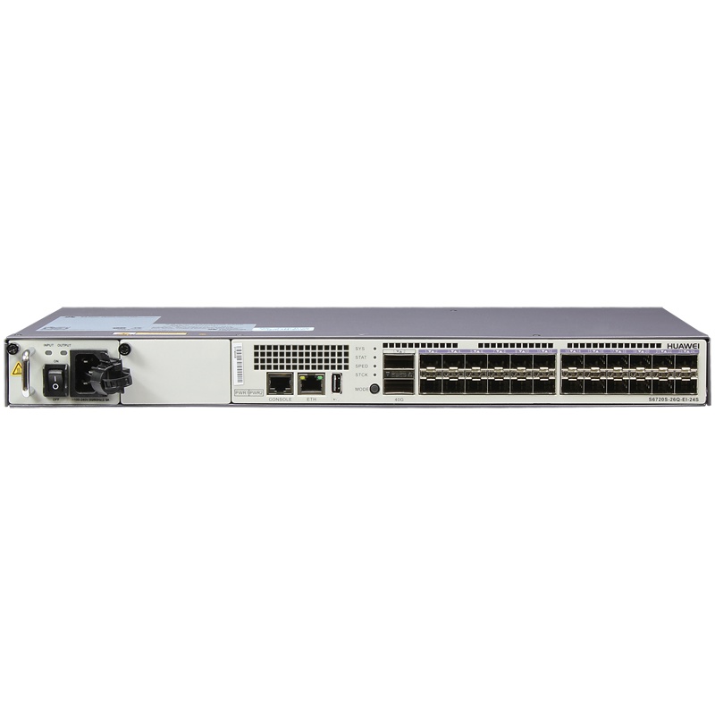 华为 HUAWEI S6720S-26Q-EI-24S-AC 24光口全万兆以太网交换机