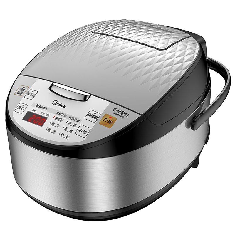 美的MB-FB40Simple302电饭煲 预约功能 炖煮饭锅微压 4L 底盘加热 不粘涂层内胆