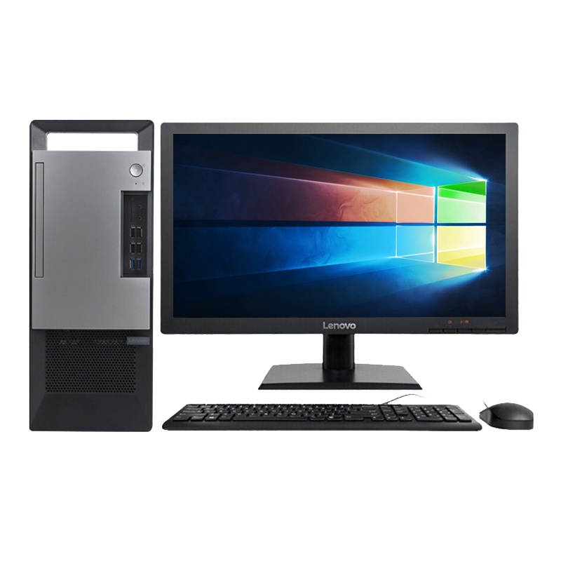 联想(Lenovo)扬天T4900V 台式 电脑23英寸(i5-8400 4G 1TB 无光驱 w10)