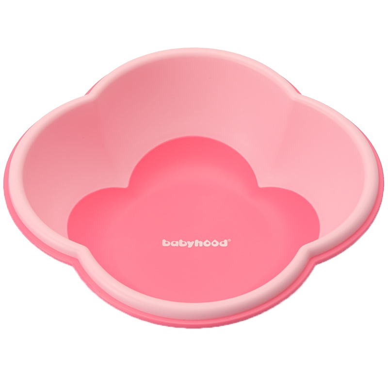 世纪宝贝(babyhood)pp加厚四叶草小脸盆 BH-719 果粉 婴幼儿多功能盆