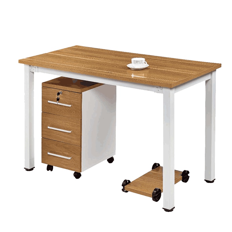 时尚书桌 钢架电脑桌组合家用办公桌电脑桌写字台