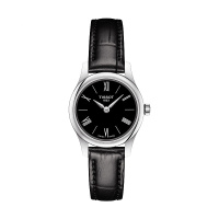 天梭(TISSOT)手表 瑞士品牌 新款俊雅5.15mm纤薄表盘皮带腕表女表石英表女T063.009.16.058.00