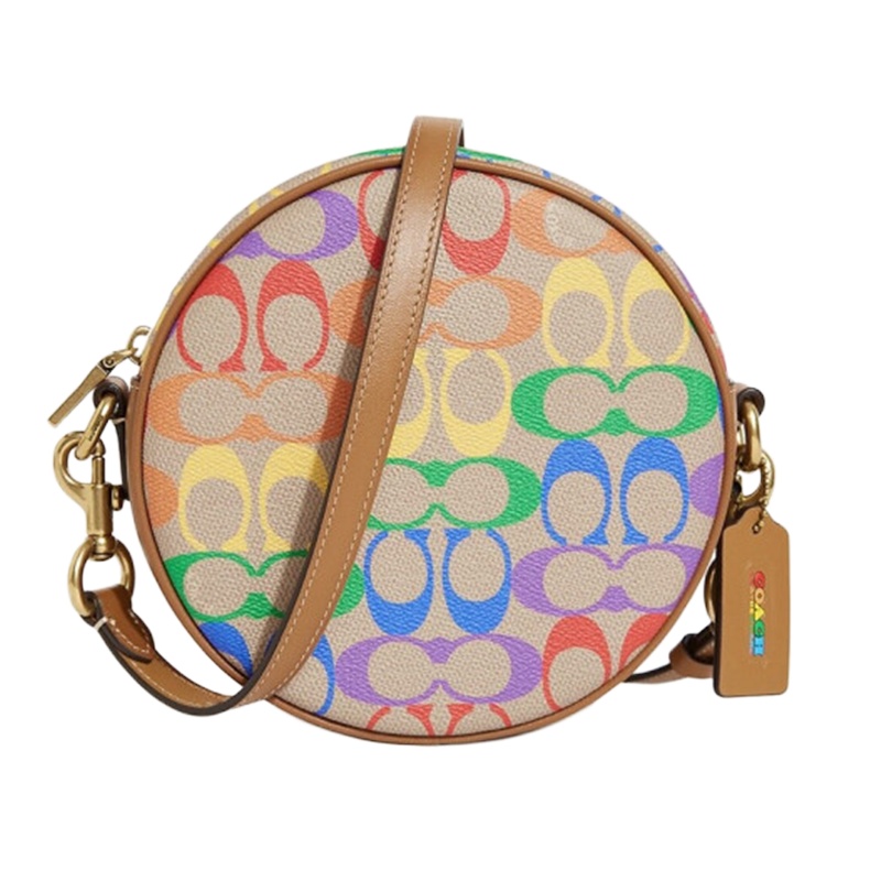 COACH蔻驰皮带男针扣黑色皮革印花商务休闲礼盒暗扣礼品腰带套装盒