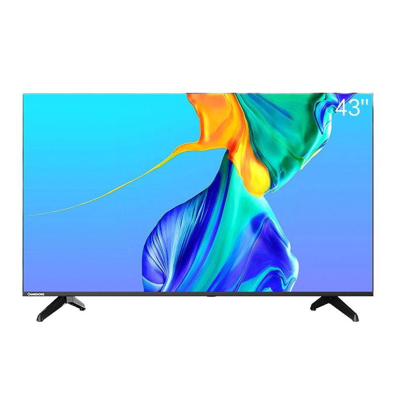 长虹(CHANGHONG) 43D5PF 43英寸智能 语音全面屏平板液晶LED电视机