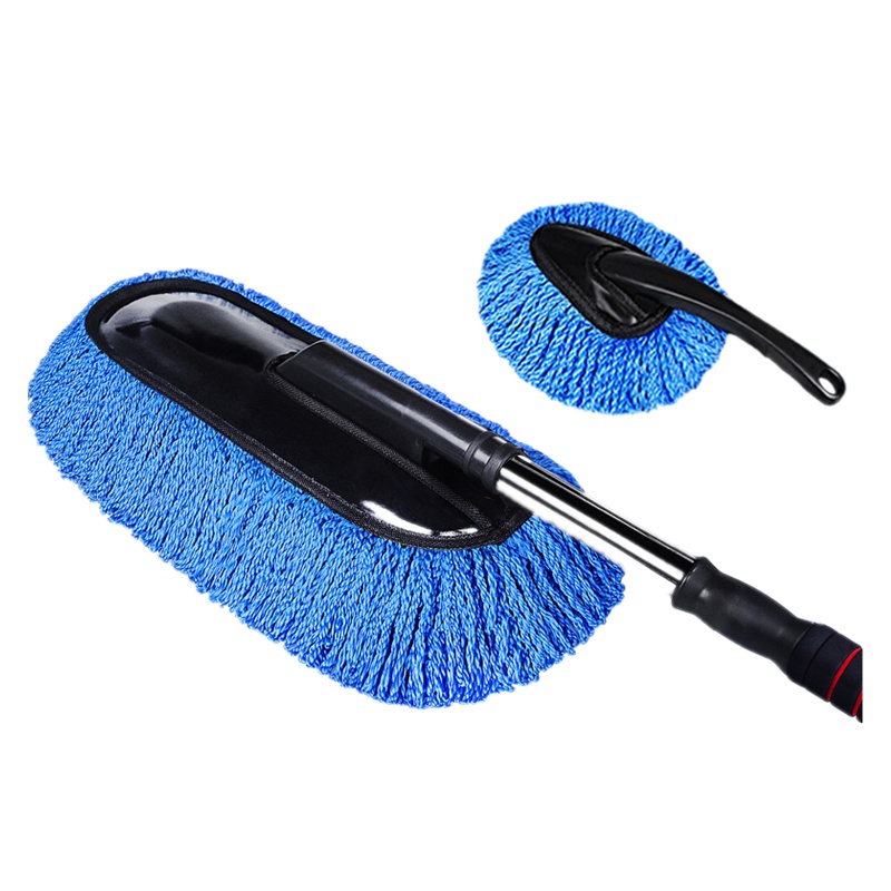 迈古(MG)[2件套]伸缩式大蜡拖+小蜡刷组合 软毛扫灰不伤车漆 车载清洁工具套装