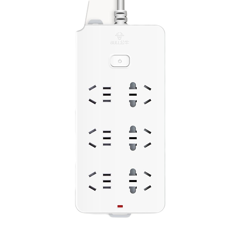 公牛 GN-216 排插接线板 6位总控全长3米