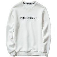 千纸鹤圆领长袖针织青年学生卫衣男潮秋款 时尚绣花多色外套15039