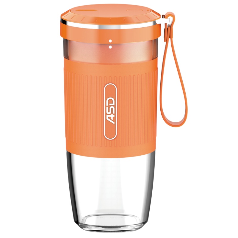 爱仕达(ASD)榨汁杯300ML 迷你果汁杯无线便携小型研磨机学生摇摇杯料理机电动搅拌机小巧随行杯榨果汁全自动按键榨汁机