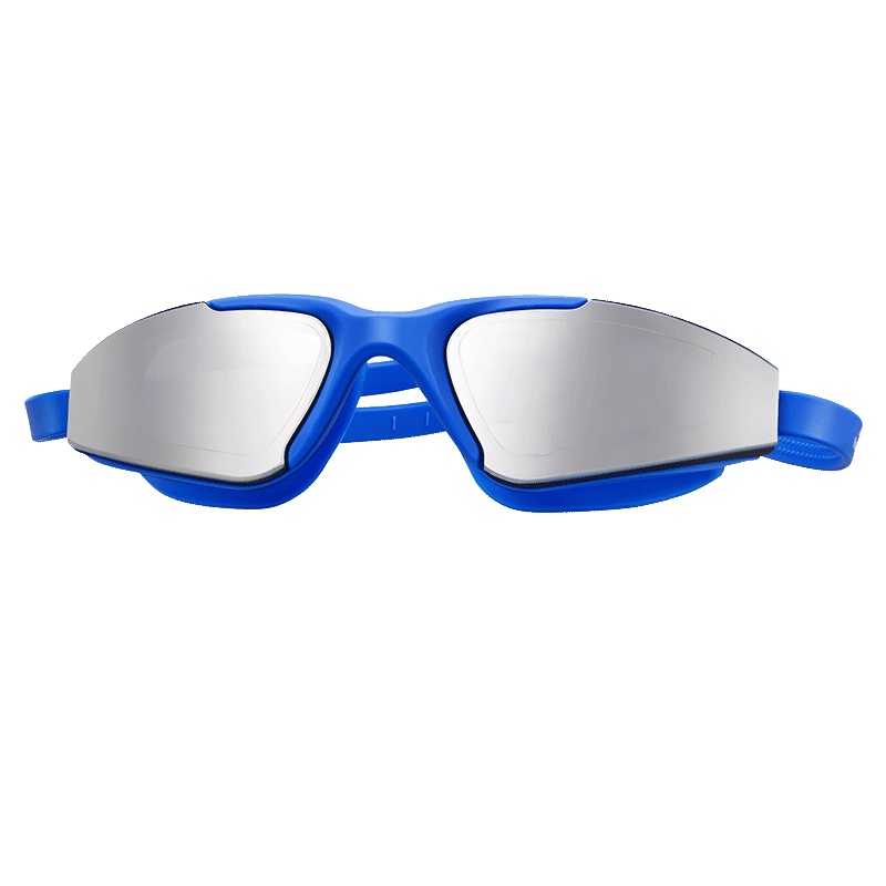 号手泳镜男大框专业游泳眼镜镀膜男士高清防水防雾竞速时尚休闲泳镜硅胶泳帽套装