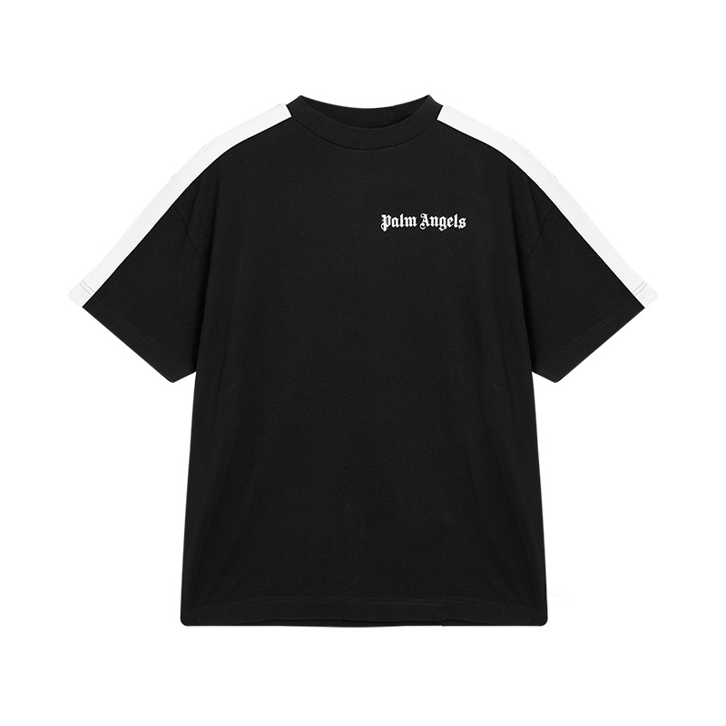 PALM ANGELS 2020新品 男士Logo徽标条纹印花短袖T恤