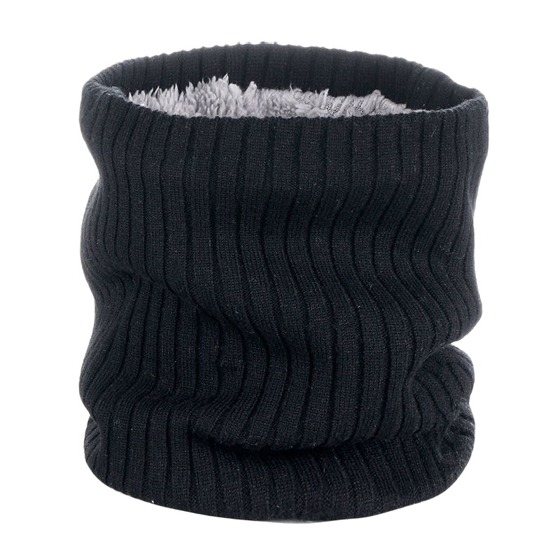 秋冬季套头针织围脖男女保暖百搭毛线围巾防风加绒加厚脖套串得起HDF451