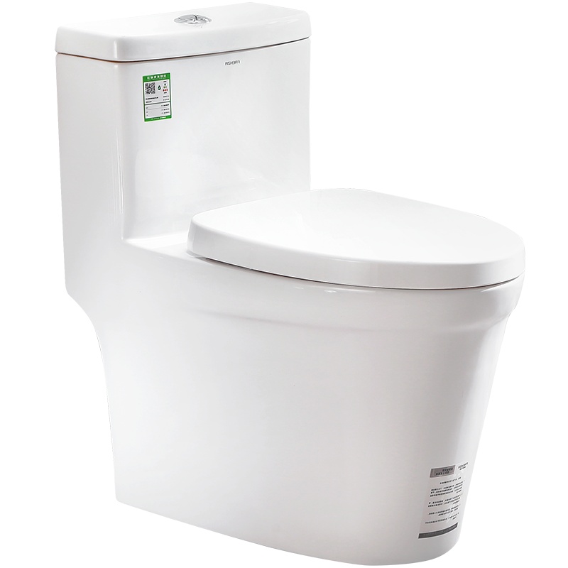 法恩莎马桶 擎天柱静音冲水抽水坐便器 坐厕虹吸式座便FB16188