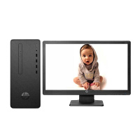 惠普(HP)Desktop Pro G2商用台式电脑21.5寸(I3-8100 4G 1TB 无线网卡 Win10H)