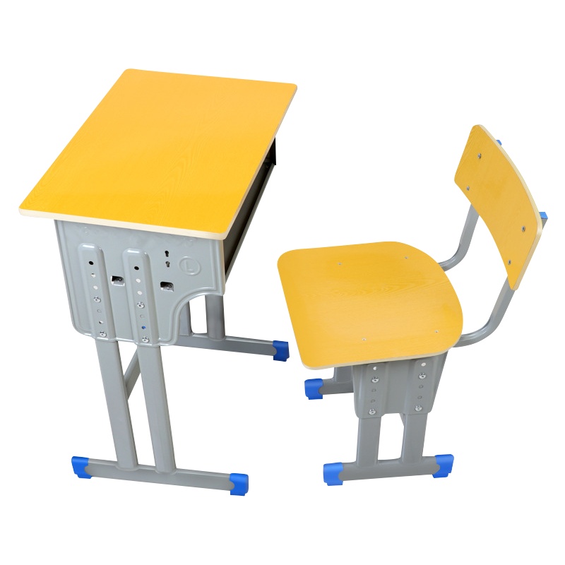 DXBG学生课桌椅儿童学习桌单人培训辅导补习班升降课桌椅学校写字课桌[工厂现做 7天内发货]