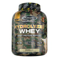 Muscletech肌肉科技苏宁自营水解乳清蛋白质粉4磅蛋白增健肌营养粉健身男女原装进口官方正品(香草味)