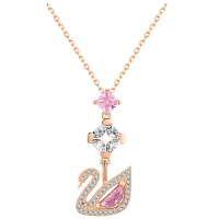 佰色传情BRIR S925纯银项链时尚气质天鹅