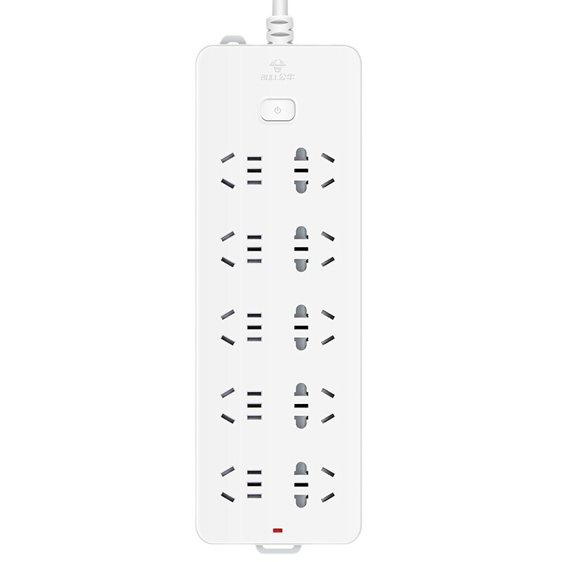 公牛正品 插座超功率强化多功能智能多孔大插排 5米10插位GN-218