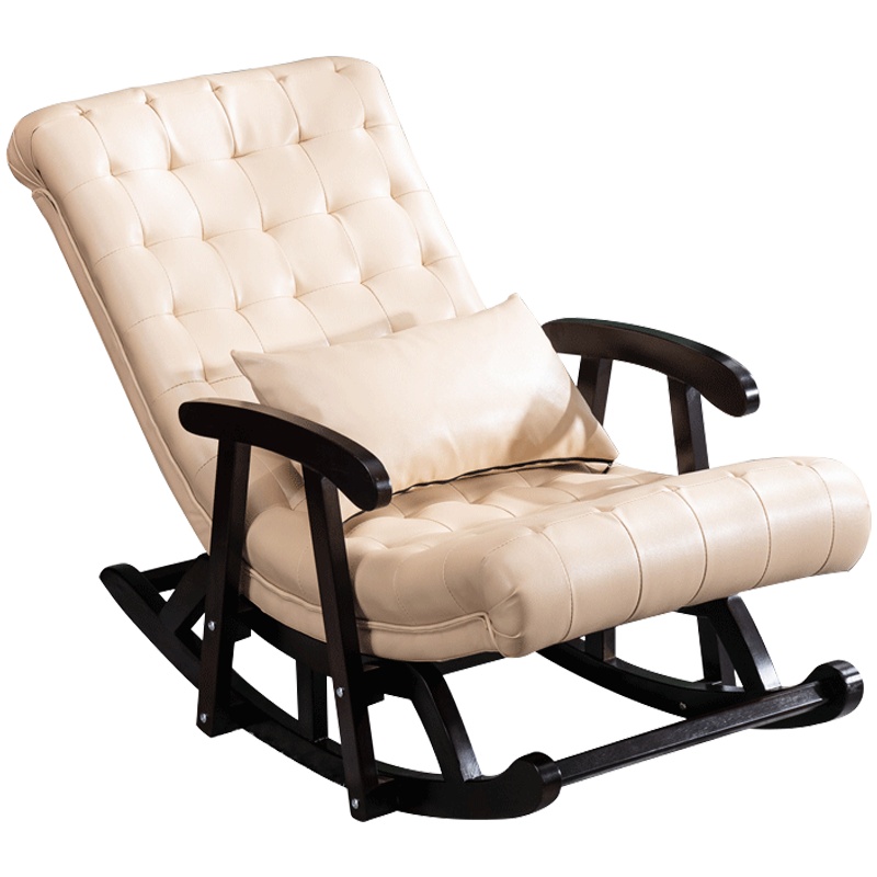 创世人 摇椅家用逍遥椅实木摇椅大人摇椅现代简约懒人沙发北欧风