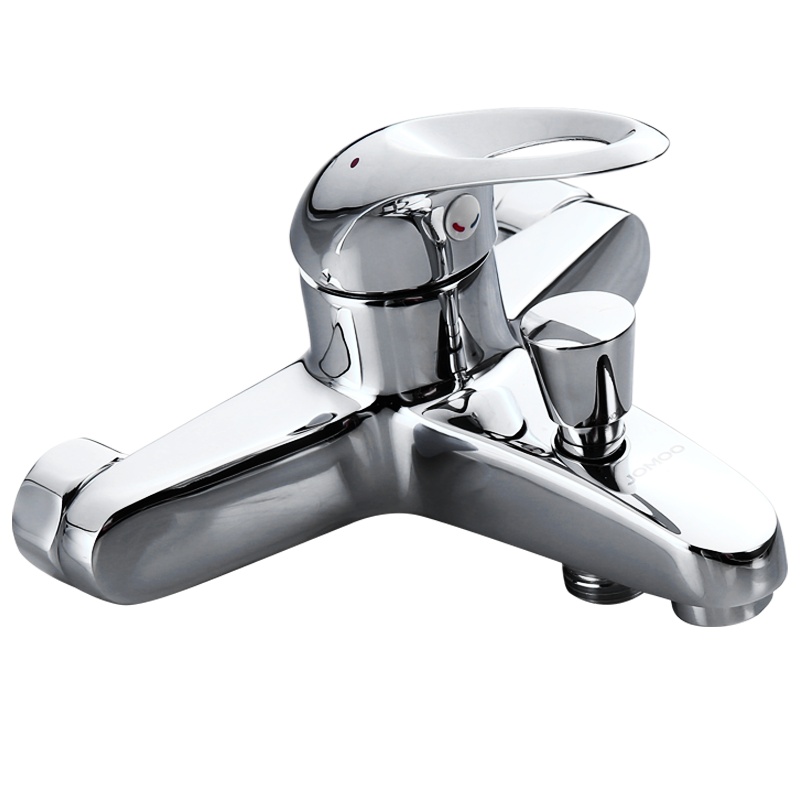 JOMOO九牧淋浴花洒冷热三联龙头淋浴明装挂墙式水龙头淋浴器浴缸混水阀 3577-050