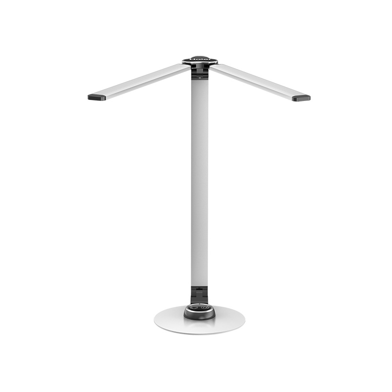 海尔智能双头无影护眼LED台灯可折叠易收纳二色可选随机发货儿童学生学习阅读灯宿舍寝室卧室床头书桌便携折叠护眼灯触控灯