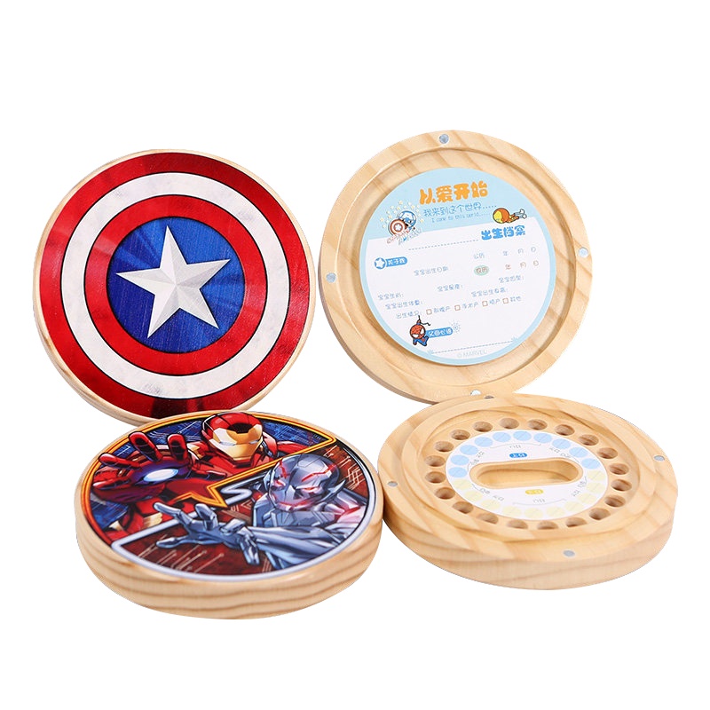 儿童乳牙纪念盒男孩掉牙换牙保存盒子女孩牙齿收藏宝宝胎毛收纳盒