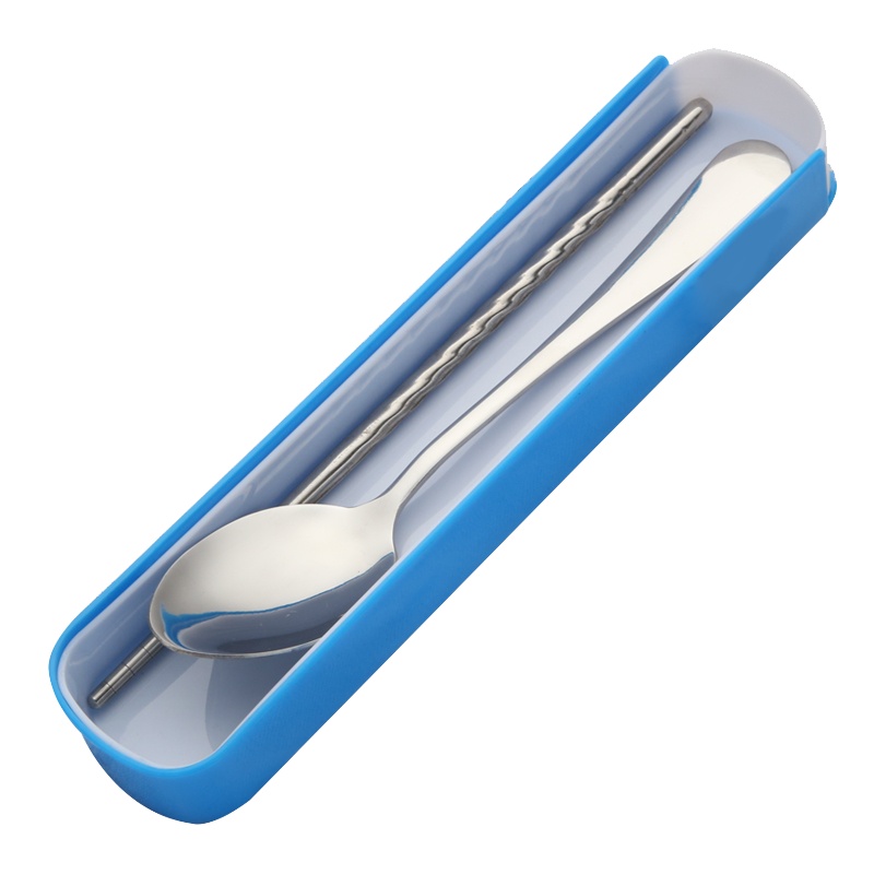 金禹瑞美Remec 勺子筷子 不锈钢便携餐具套装2件套