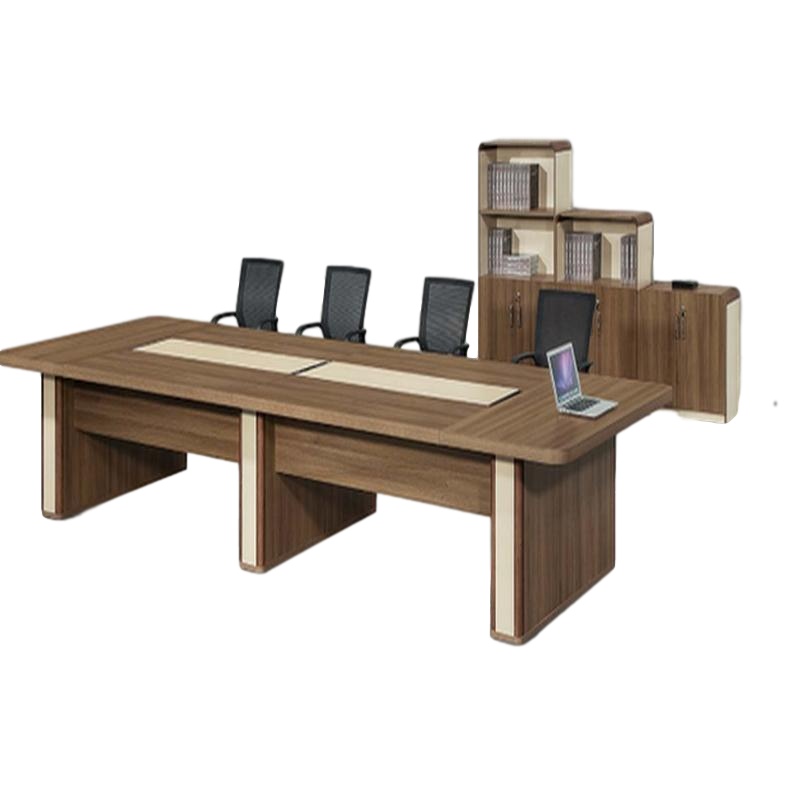 逐鹿中原HD系列办公室大小型会议桌长桌员工接待培训洽谈桌H01M-60A简约现代 6*1.8米会议桌