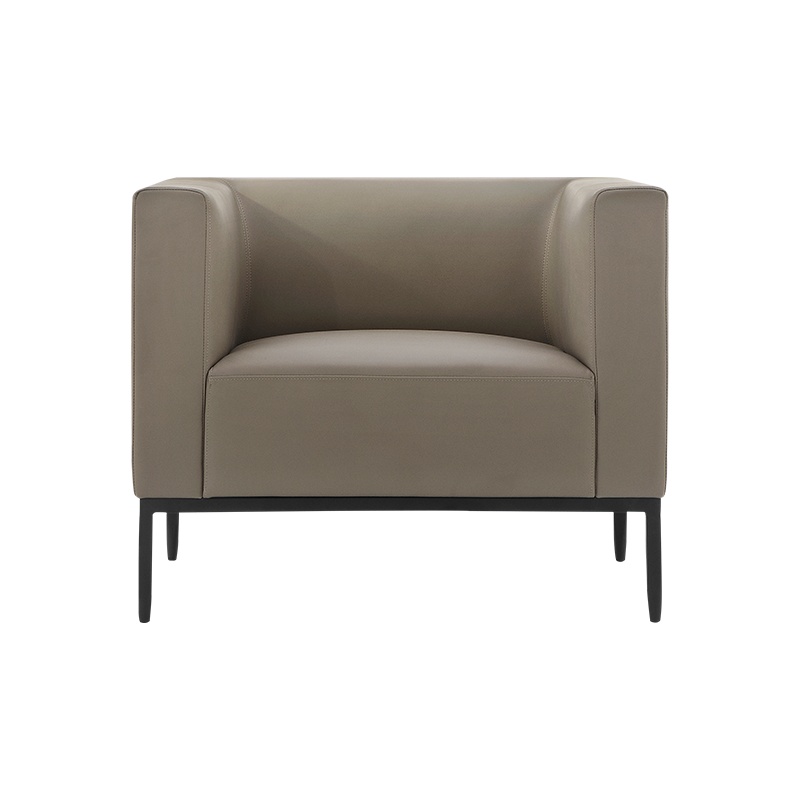 尔迈 办公沙发简约接待沙发办公室沙发组合 商务洽谈公司沙发ES13 三人