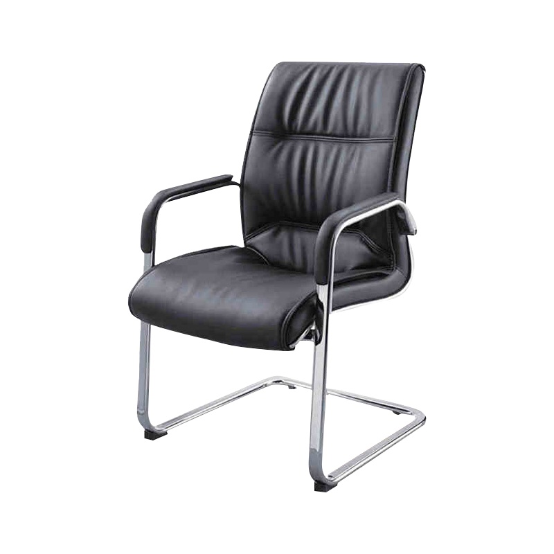 质凡电脑椅 家用弓形会议椅办公椅子培训室旋转椅